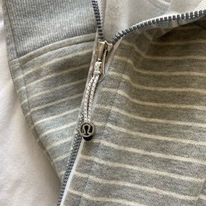 Lululemon striped scuba zip. Size 6!